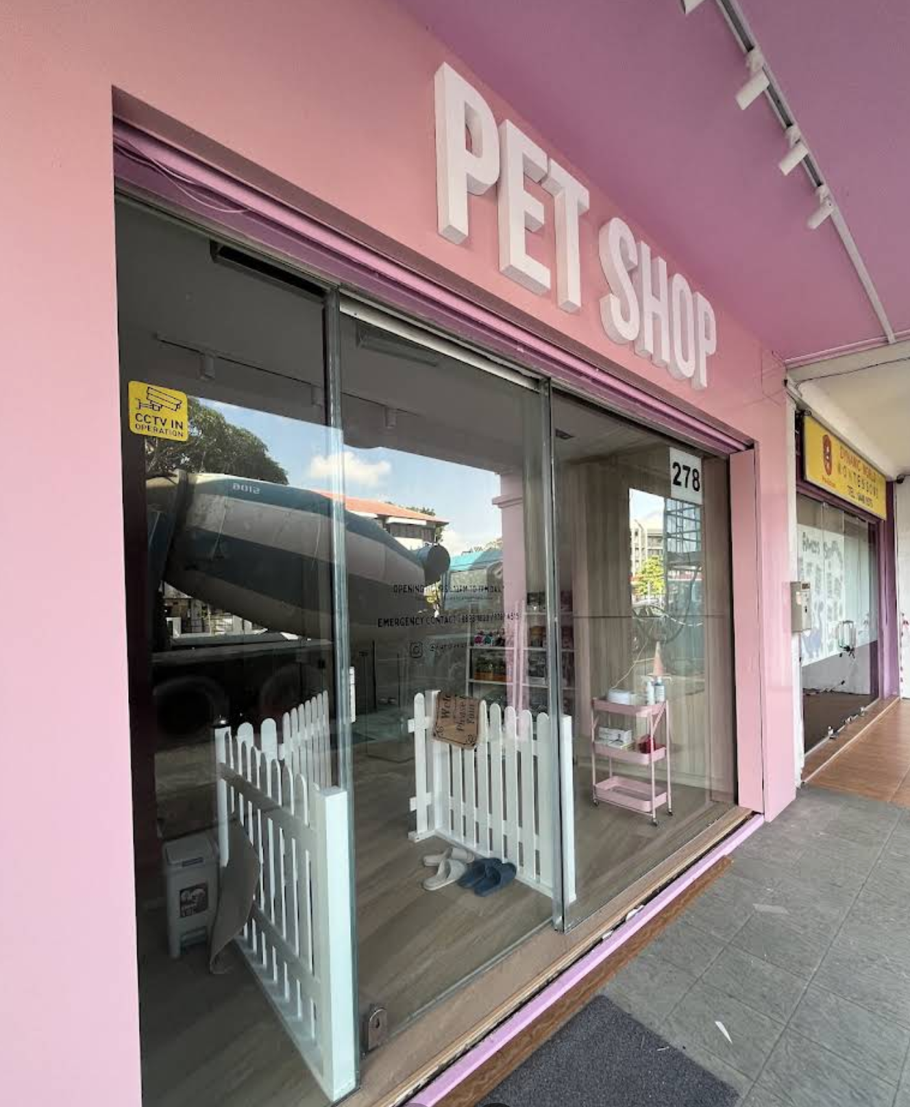 The Furgive You SG puppy shop storefront on East Coast Road, Singapore